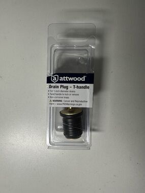 Attwood Stainiless Steel Handle T-Handle Drain Plugs.